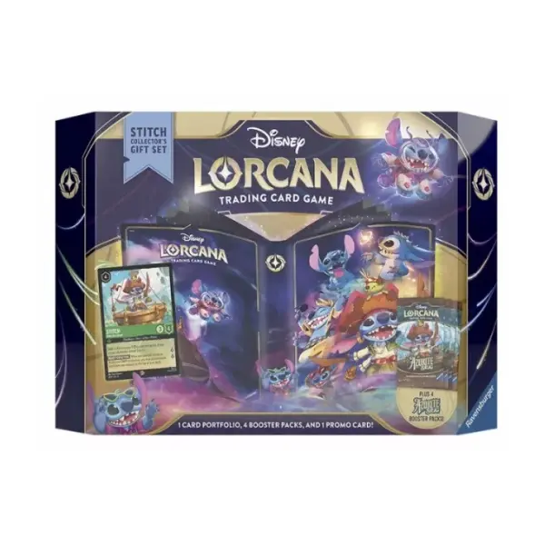 Disney Lorcana Gift Set Stitch Collector’s Azurite Sea