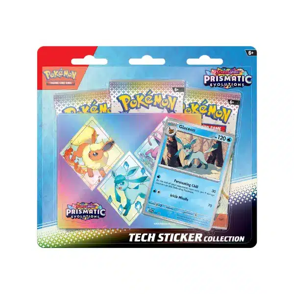 Evoluciones prismáticas Tech Stickers – Pegatinas Especiales | Pokémon
