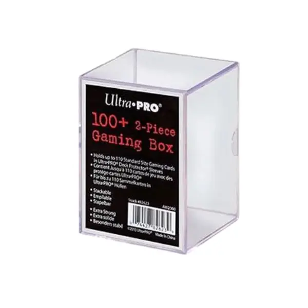 Caja para cartas Ultra PRO Acrilico 100 Cartas Transparente