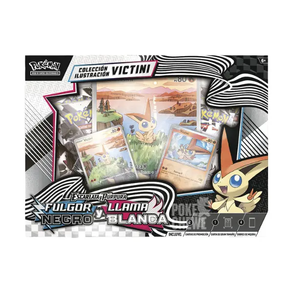 Victini Illustration Collection Black and White Español | Pokémon