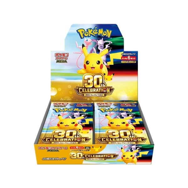 Booster Box 30th Celebration M6A japonés - 30 aniversario Pokémon TCG