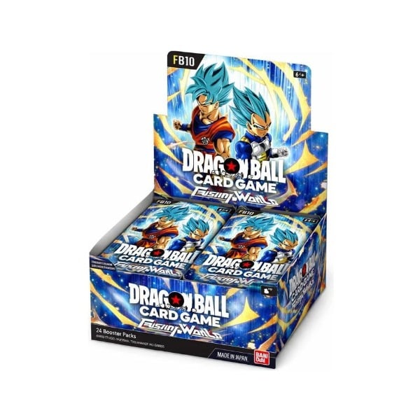 Caja Fusion World FB10 Cross Force Dragon Ball Card Game Inglés