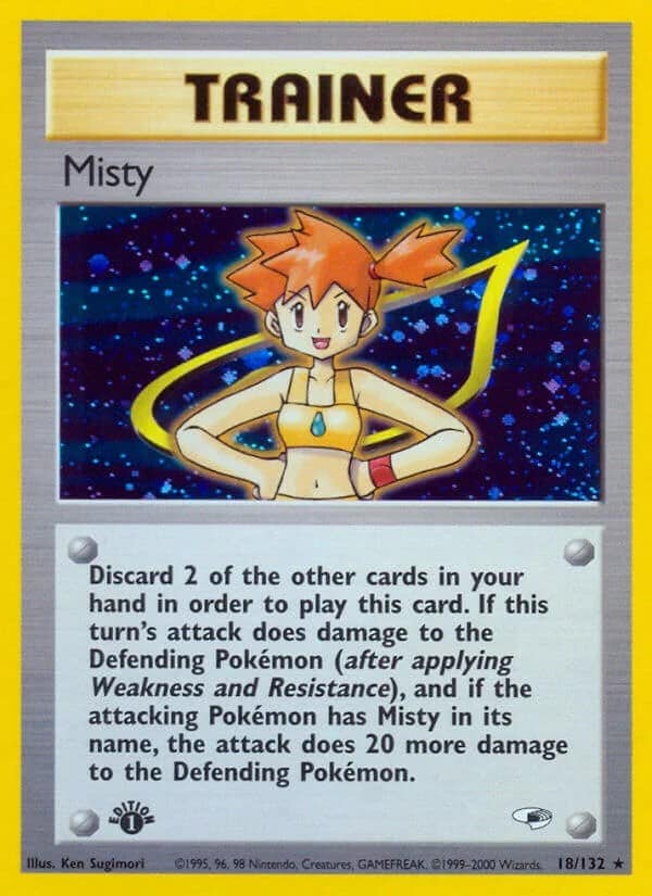 Misty (Gym Heroes) — Celebración 30 Aniversario Pokémon