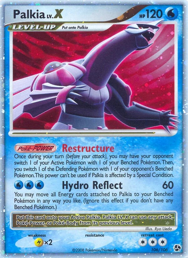 Palkia LV.X (Great Encounters) — Celebración 30 Aniversario Pokémon