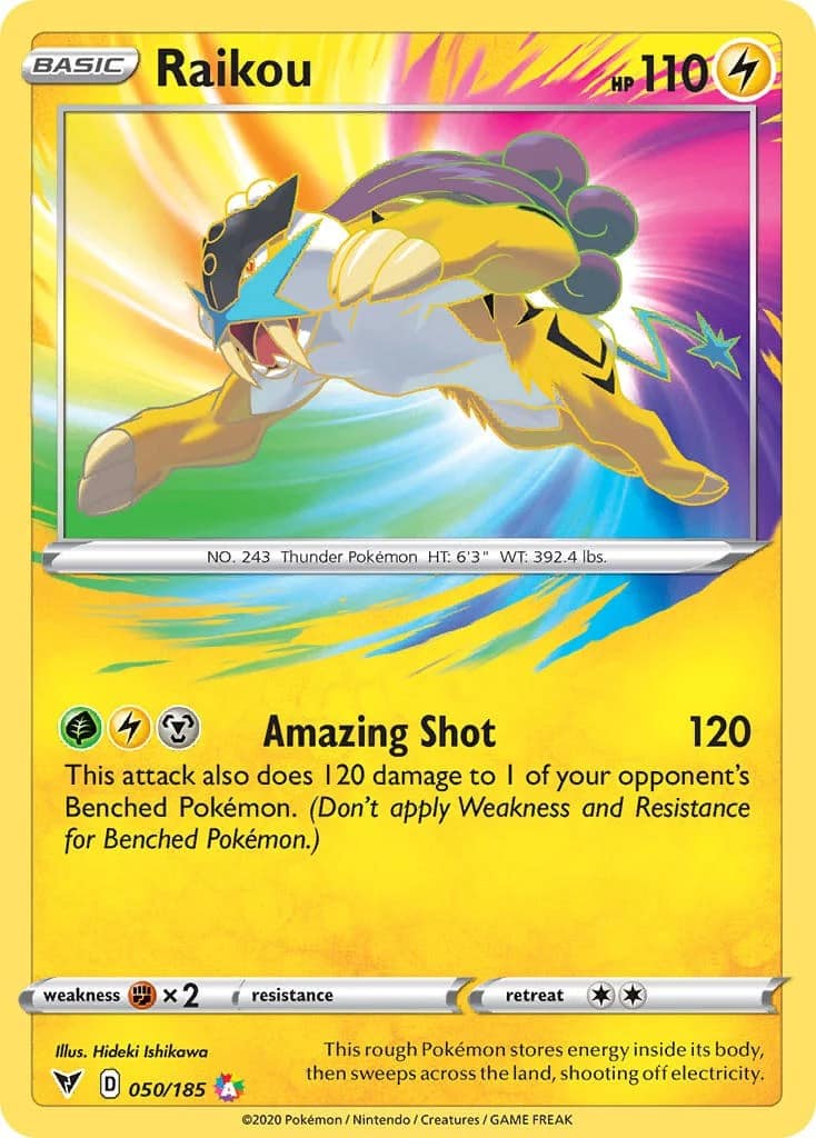 Raikou (Vivid Voltage) — Celebración 30 Aniversario Pokémon