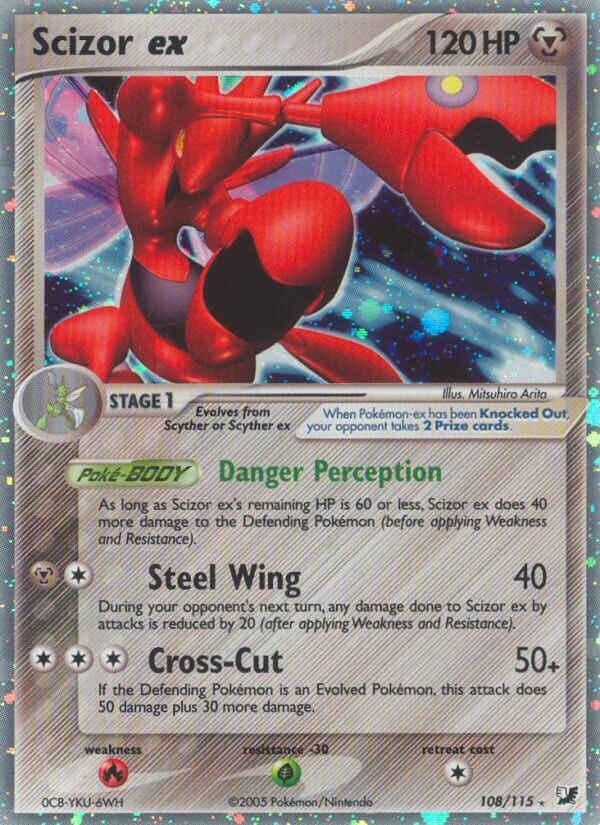 Scizor ex (EX Unseen Forces) — Celebración 30 Aniversario Pokémon