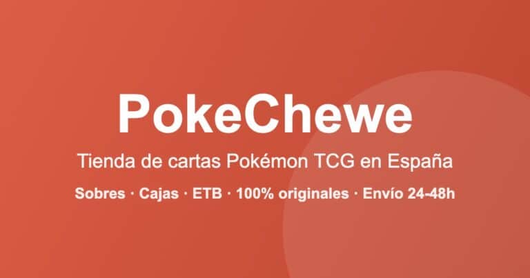 Chewe Center, tienda española de cartas Pokémon TCG