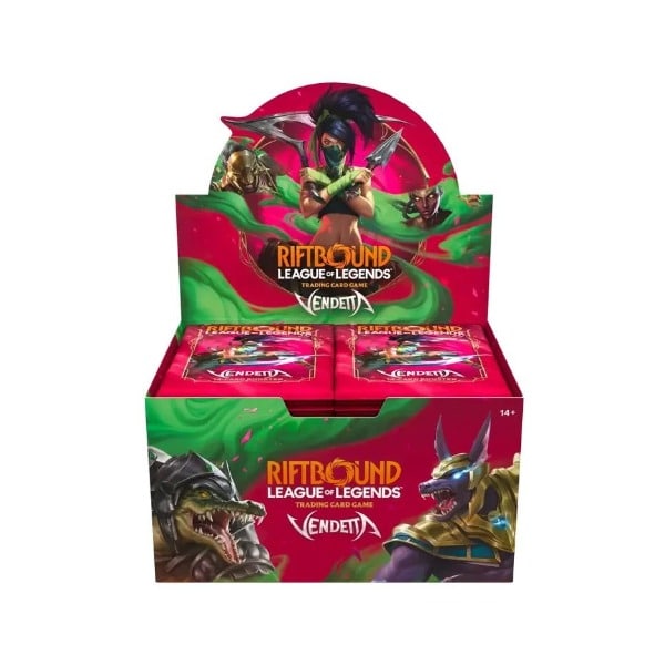 Caja Vendetta Booster Display Riftbound League of Legends TCG Inglés
