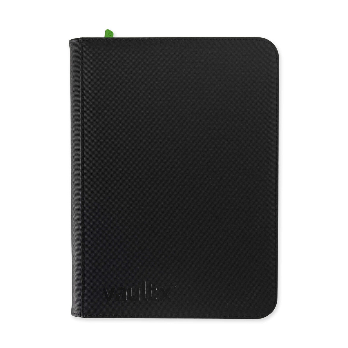 VaultX EXO-TEC Zip Binder 9 bolsillos negro 360 cartas