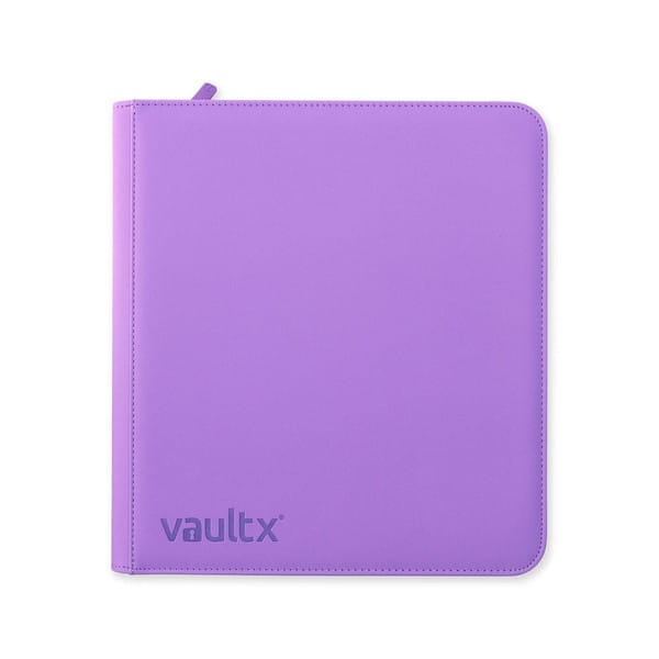 VaultX Zip Binder Just Purple álbum morado 12 bolsillos 480 cartas